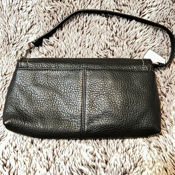Coach Pebble Leather Large Wristlet - Picture 7 of 14